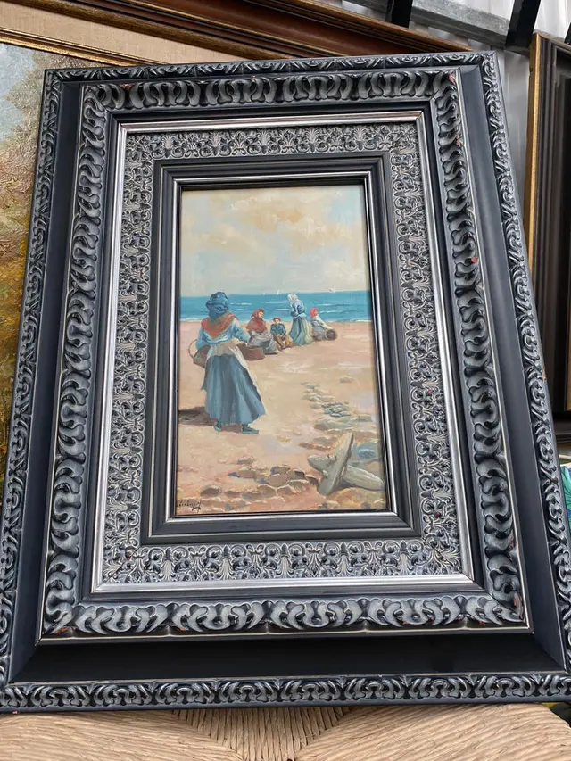 Cuadros pintados sobre oleo 2 Cuadros pintados sobre oleo - Imagen 2