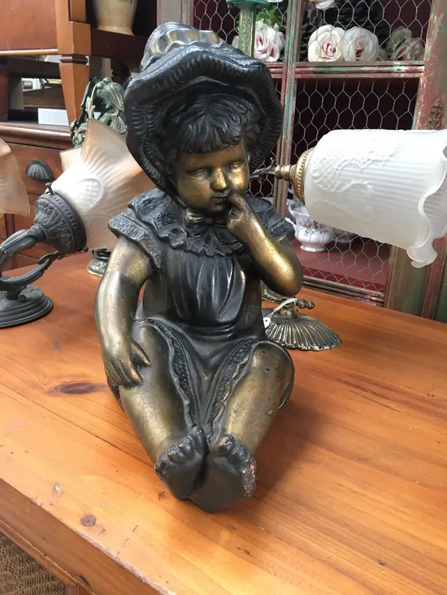 figura antigua terracota 1 figura antigua de niña en terracota mercadillo paris