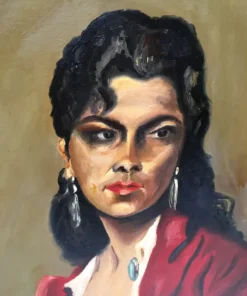 óleo sobre lienzo Maternidad 4 i1921341531