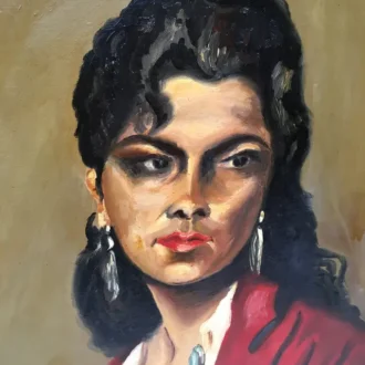 óleo sobre lienzo Maternidad 6 i1921341531