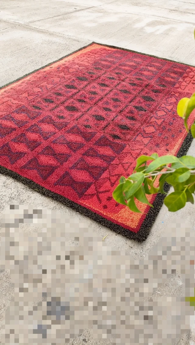 Alfombra Marlene Hoffmann roja 3 Alfombra Marlene Hoffmann roja - Imagen 3