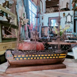 old wooden craft boat