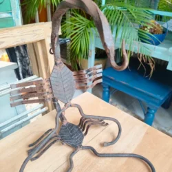 handmade forged scorpion hangers