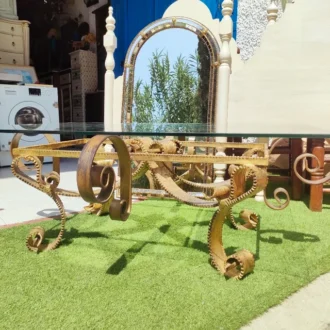 mesa de hierro dorado 6 i5869938280