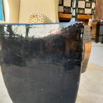Black Ceramic Planter – photo 2