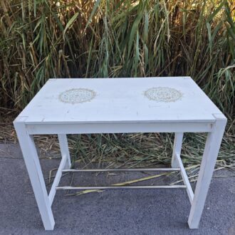 mesa alta rectangular blanca 5 mesa alta rectangular blanca – foto 2