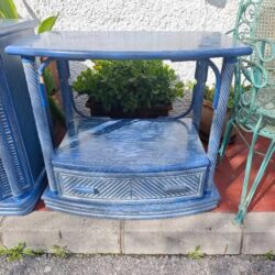 blue auxiliary furniture with drawer