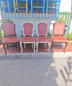 sillas vintage isabelinas 4 unidades