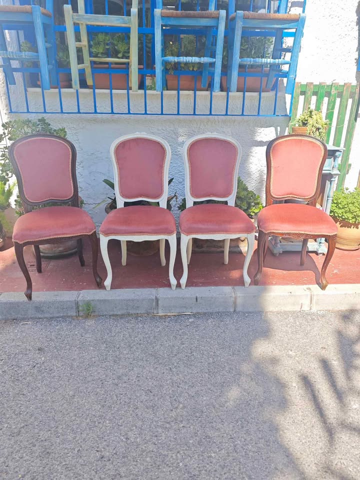 sillas vintage isabelinas 1 sillas vintage isabelinas 4 unidades