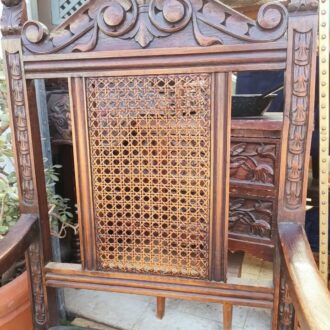 carved mesh armchair – photo 2