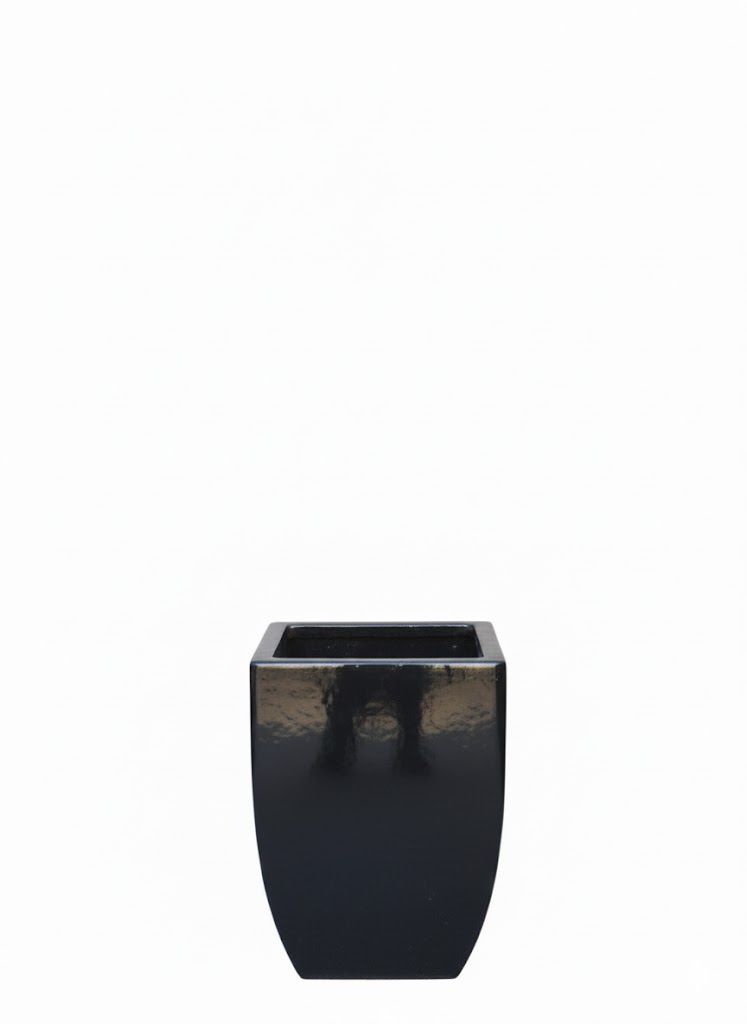 Macetero de Cerámica Negro 1 Macetero de Cerámica Negro