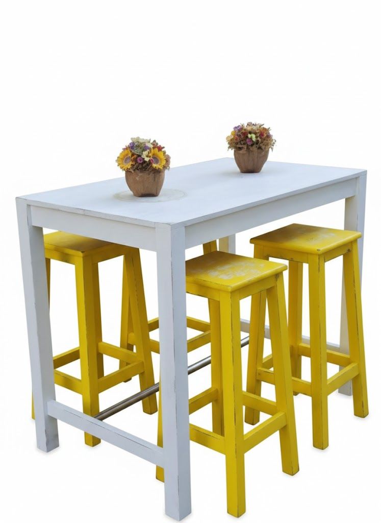 mesa alta rectangular blanca 1 mesa alta rectangular blanca