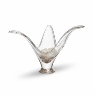 CENTRO DE MESA VINTAGE CRISTAL SOPLADO