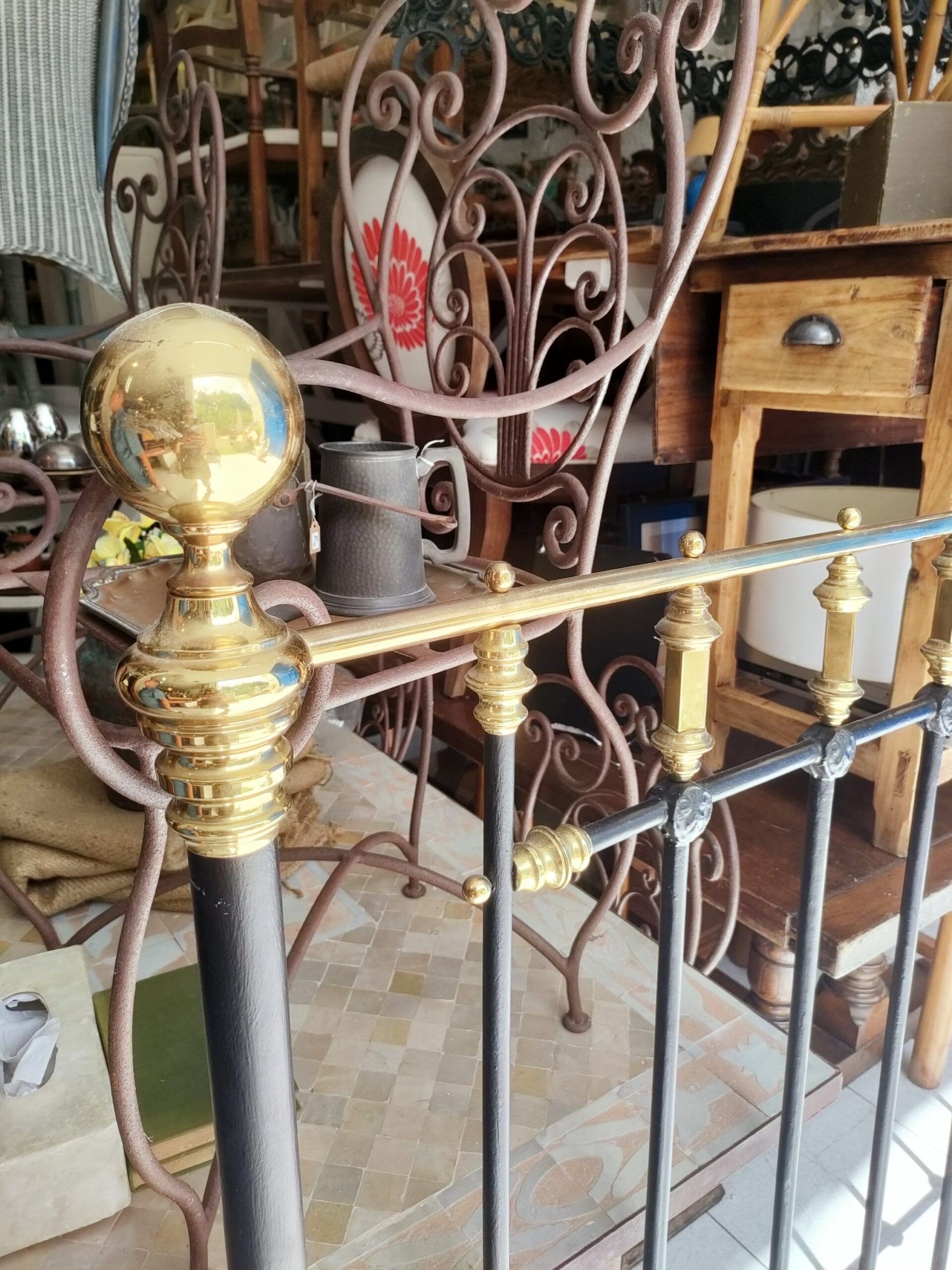 Cabecero de forja vintage 2 Cabecero de forja vintage - Imagen 2