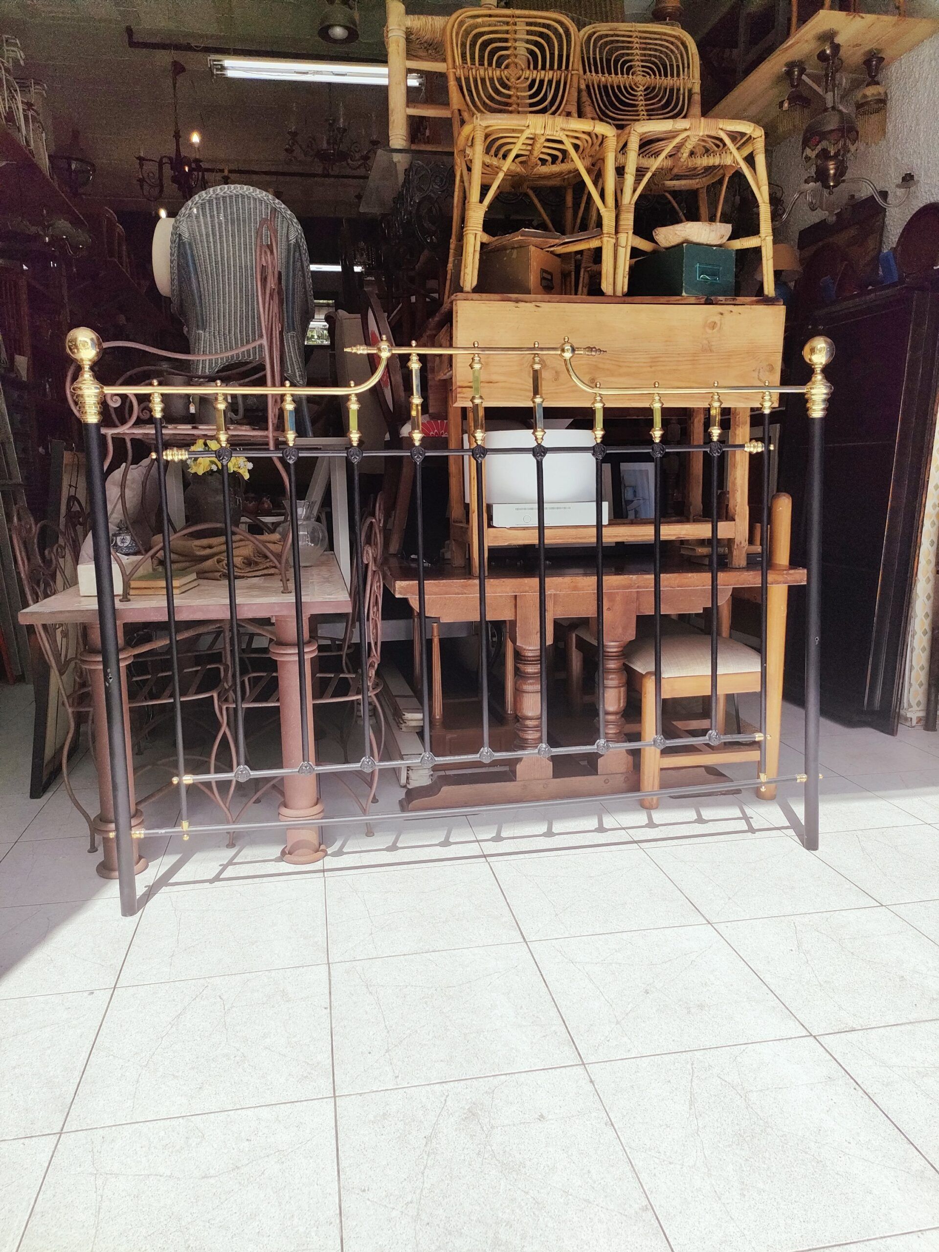 Cabecero de forja vintage 4 Cabecero de forja vintage - Imagen 4