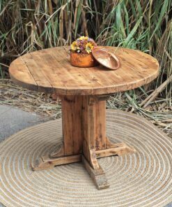 MESA REDONDA DE PINO VIEJO 10 1000439893