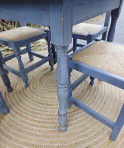 Pickled gray table and chairs 10 1000442062