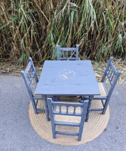 Pickled gray table and chairs 13 1000442063 1