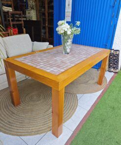 Mesa de madera con cerámica 5 1000442599