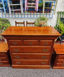 CÓMODA Y MESITAS DE PINO 6 1000443521