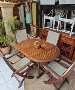 Mesa de jardín y sillas plegables 11 1000444086