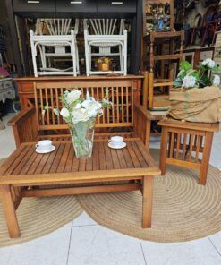 Teak garden furniture set 11 1000444097