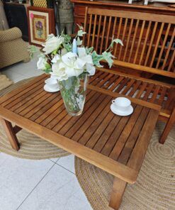 Teak garden furniture set 10 1000444098