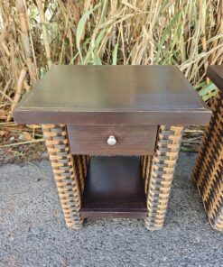 Mesitas de noche ratán 6 1000447036