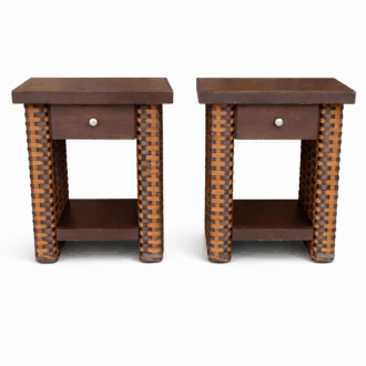 Mesitas de noche ratán