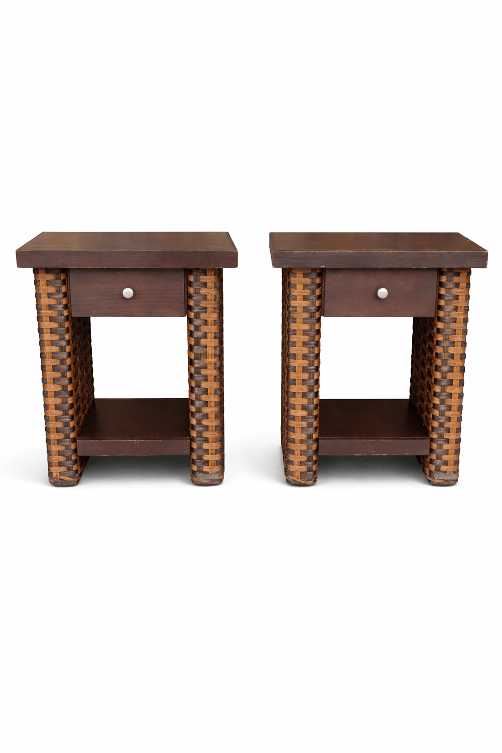 Mesitas de noche ratán 1 Mesitas de noche ratán