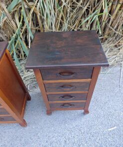 Wood and leather tables 8 1000448568