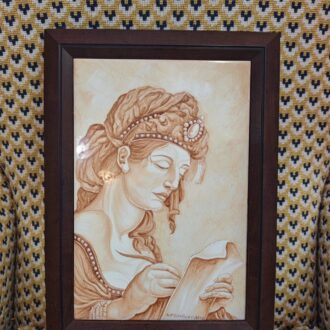 cerámica enmarcada pintado a mano Alfredo Ruiz de Luna 5 1000448616 scaled