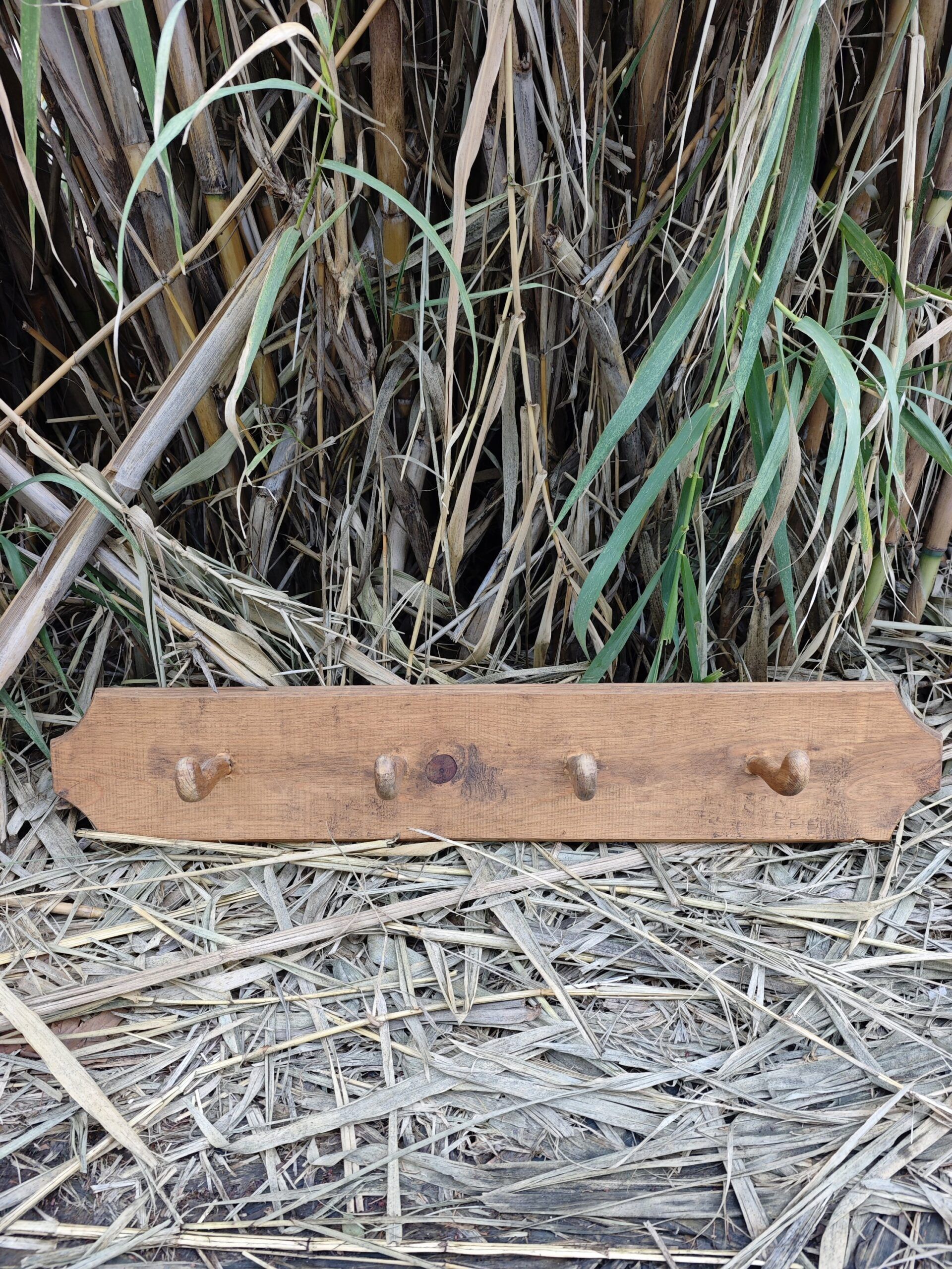 Perchero antiguo de madera lavada 3 Perchero antiguo de madera lavada - Imagen 3