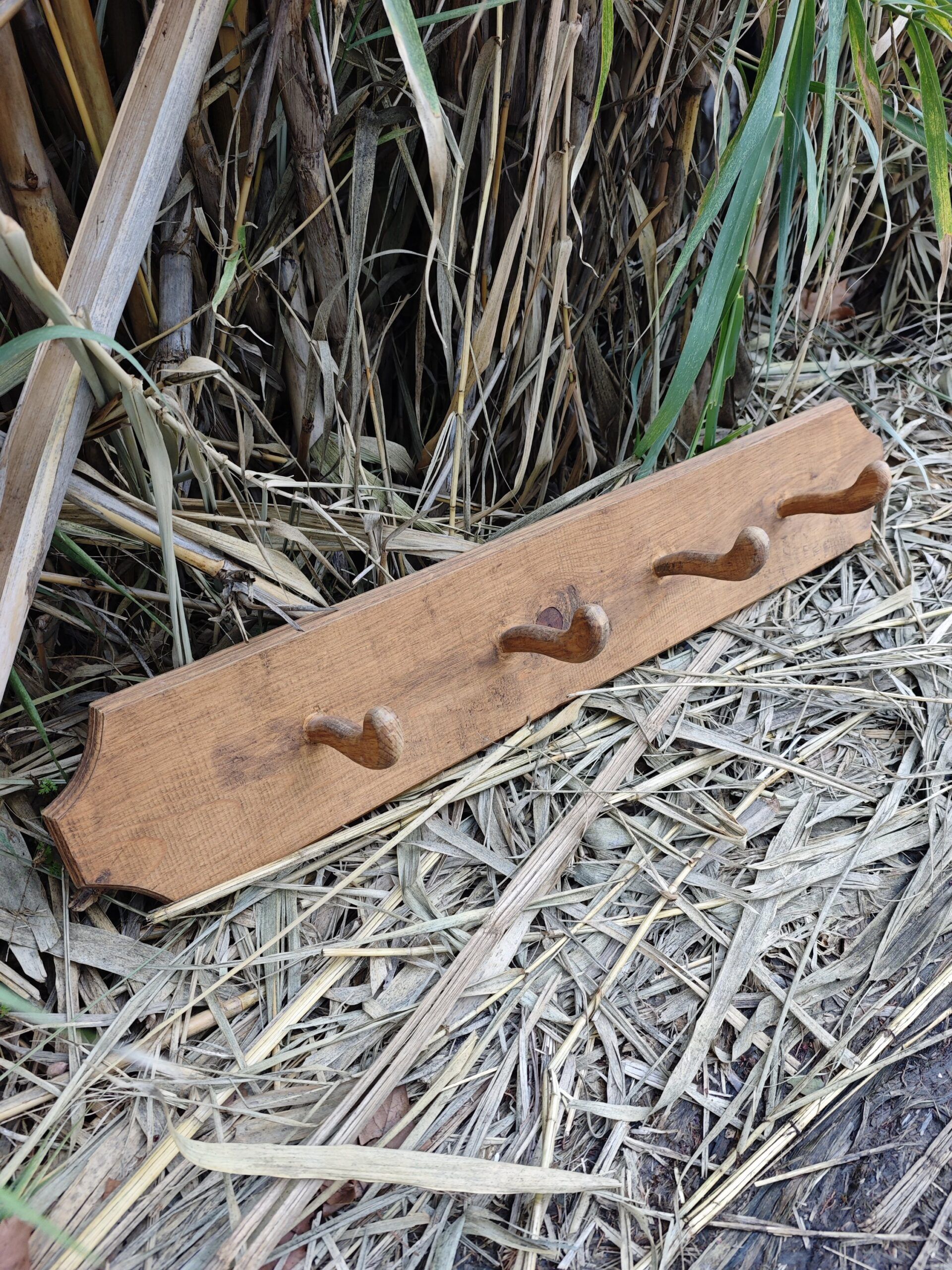 Perchero antiguo de madera lavada 4 Perchero antiguo de madera lavada - Imagen 4