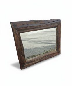 Handmade wooden mirror