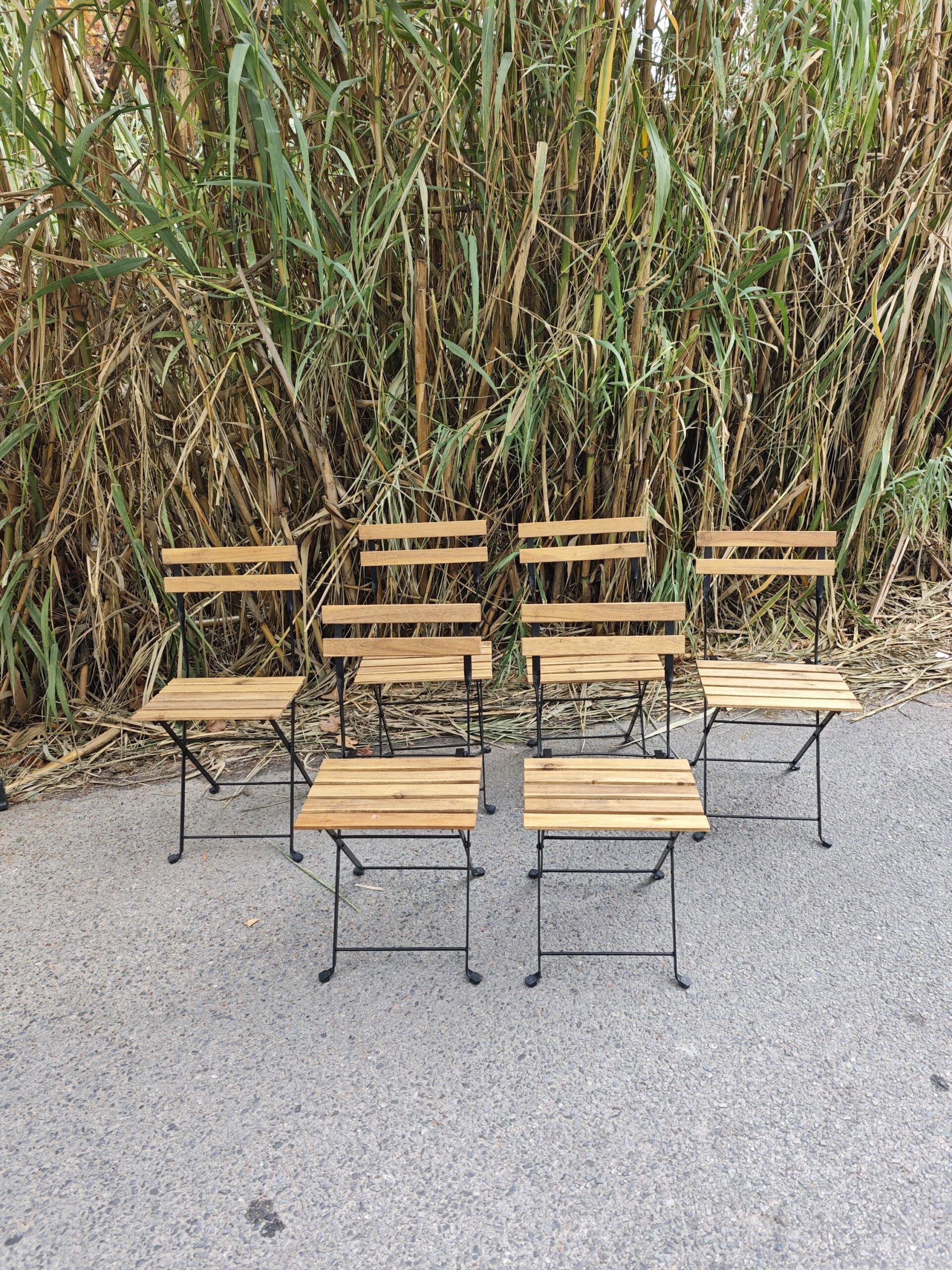 sillas plegables de jardín 3 sillas plegables de jardín - Imagen 3