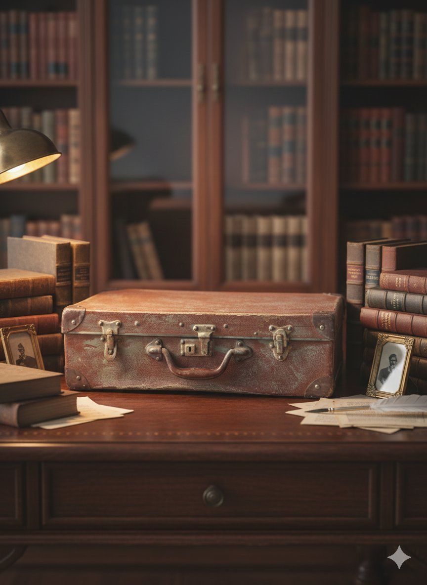 Maleta Antigua de Viaje 2 Maleta Antigua de Viaje - Imagen 2