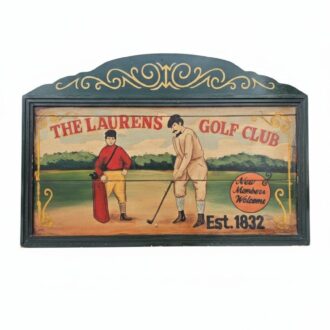 Cartel de madera vintage