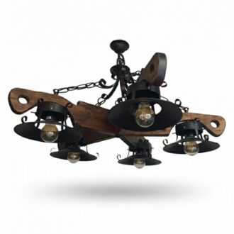 Lámpara de Techo Rústica Clearhalo