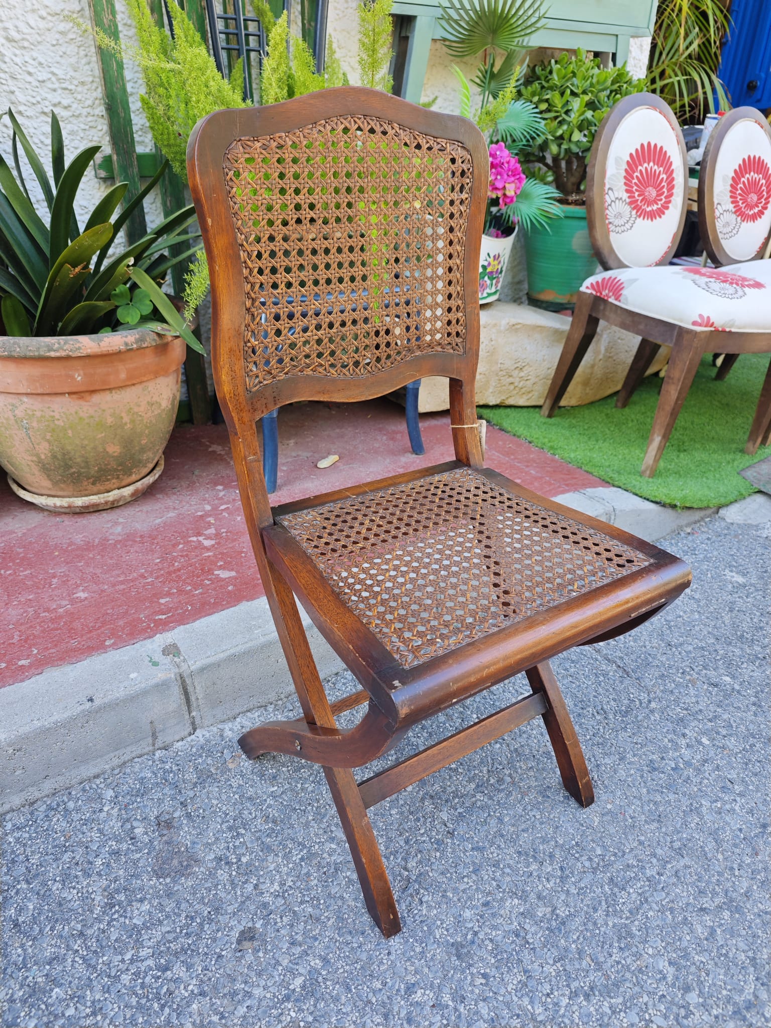 Silla vintage plegable 2 Silla vintage plegable - Imagen 2