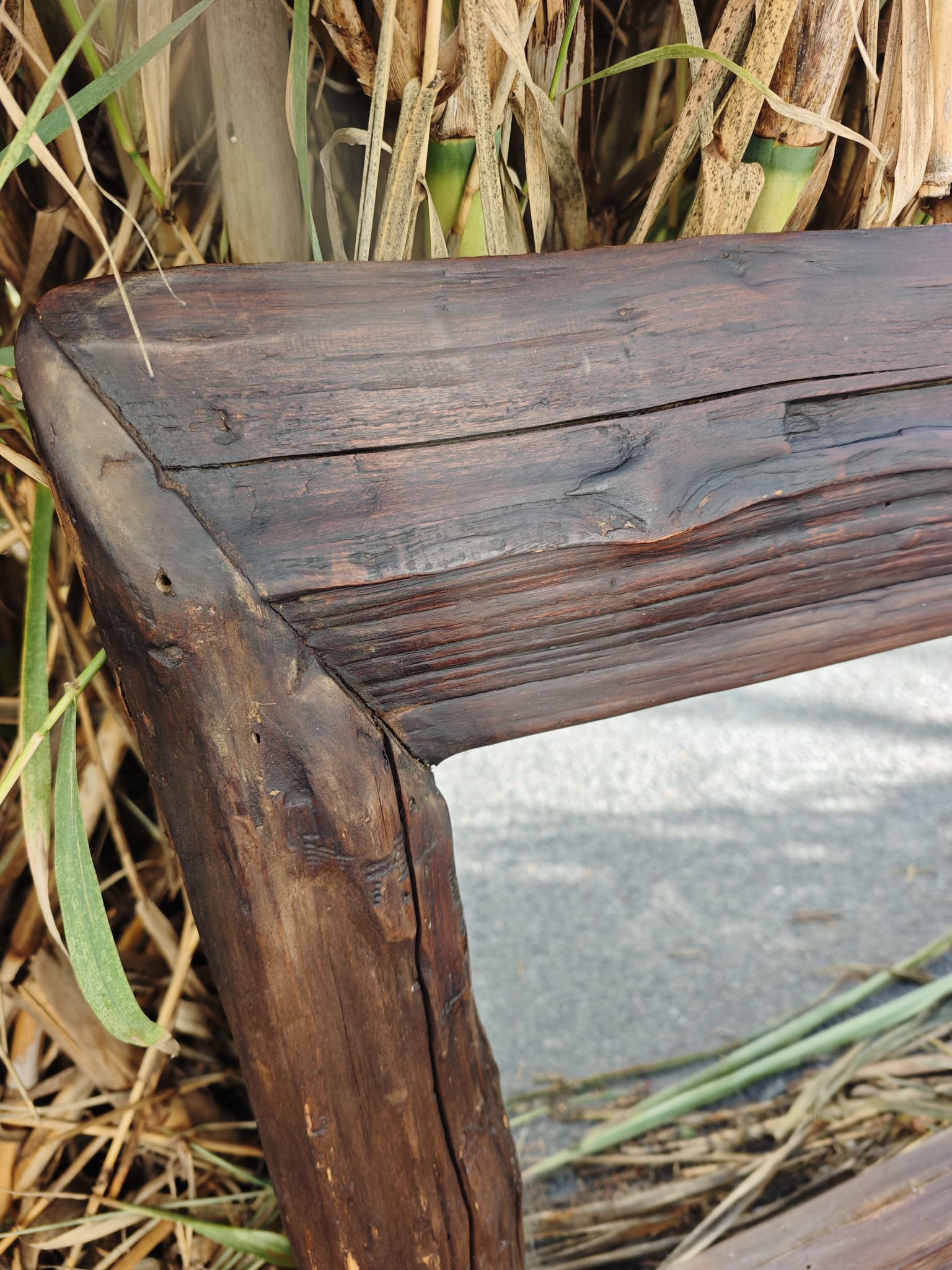 Espejo artesanal de madera 2 Espejo artesanal de madera - Imagen 2