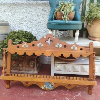 platero de madera vintage pintado a mano 10 IMG20250814112035 scaled