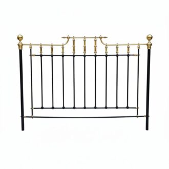 wrought iron headboard