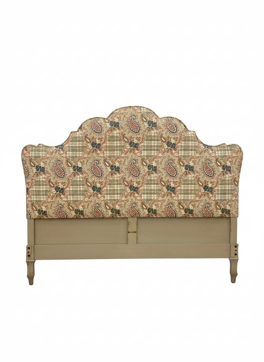 Vintage Upholstered Headboard 140cm 1cm 1 Cabecero Vintage Tapizado 140cm