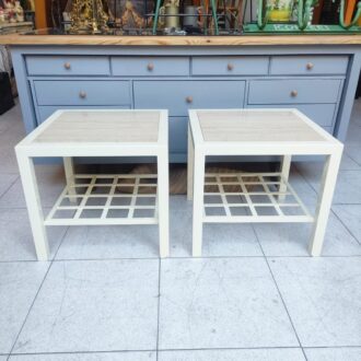 metal and marble side tables – photo 2