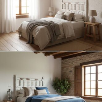 Pair of Vintage Headboards 96cm – photo 2