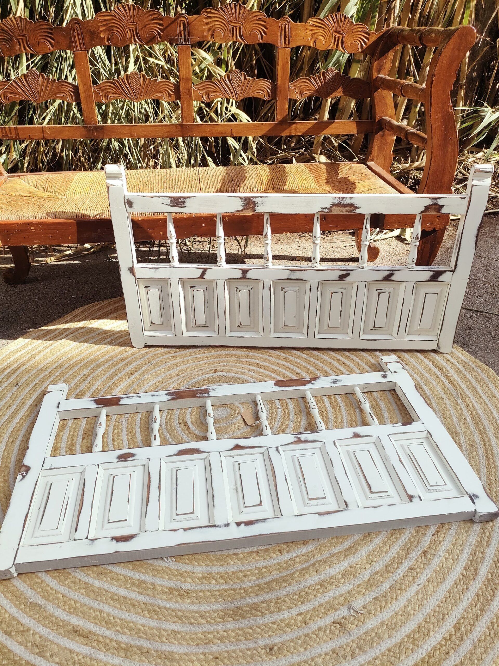 Pair of Vintage Headboards 96cm 3 Pareja de Cabeceros Vintage 96cm – foto 3