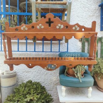 hand painted vintage wooden silverware – photo 2
