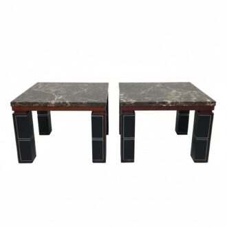 Mesitas Auxiliares de Madera y Mármol