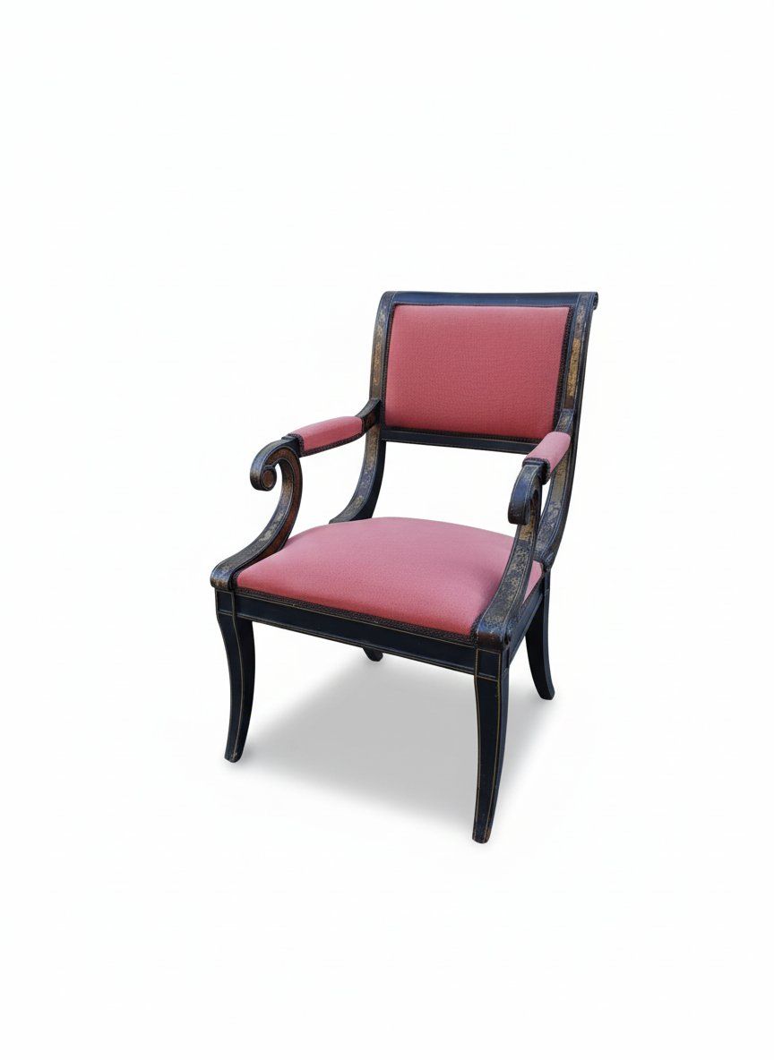 Butaca Vintage de Estilo Neoclásico 1 Butaca Vintage de Estilo Neoclásico